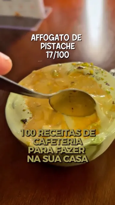 Cena original da série: Affogato de pistache