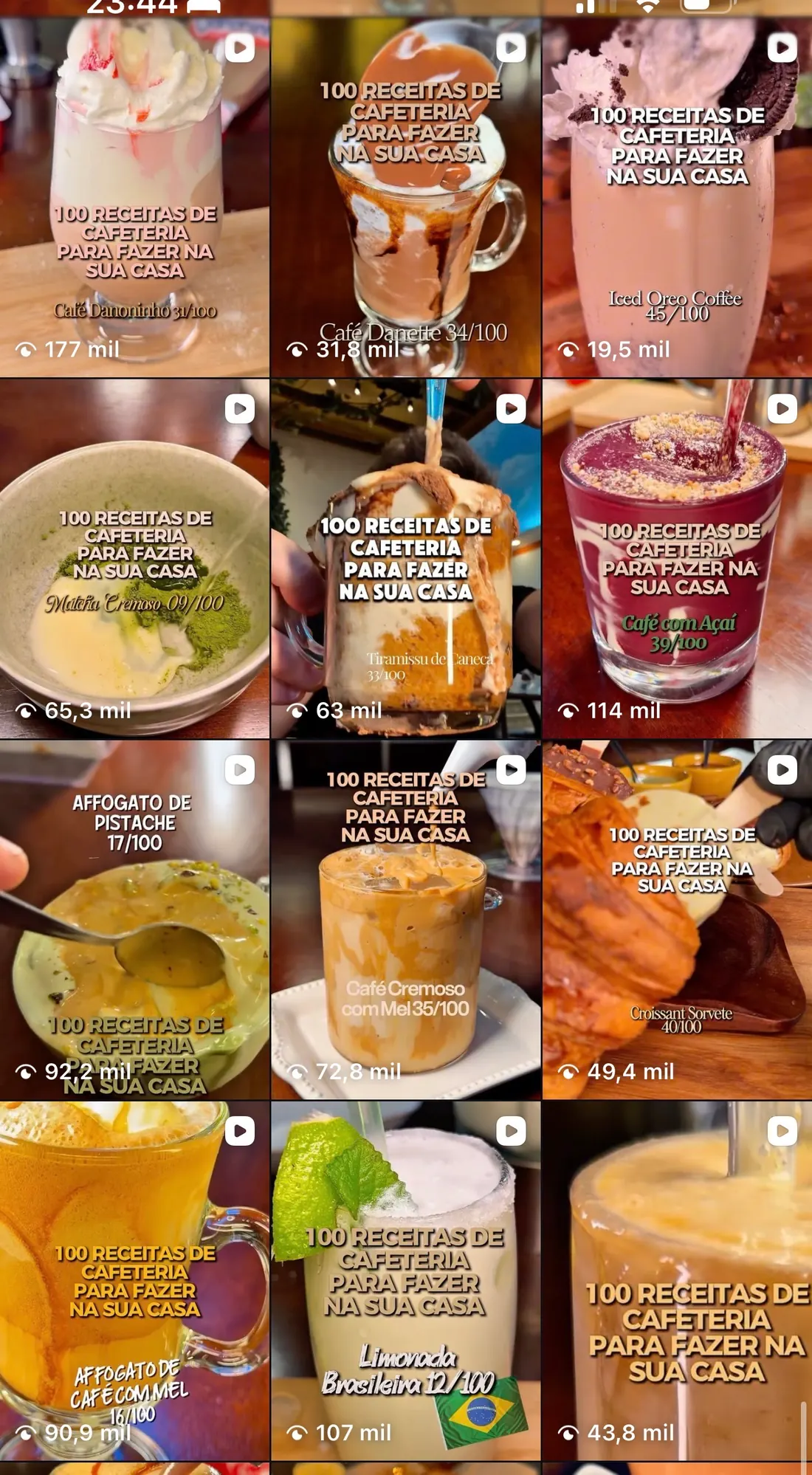 Original series frame: Pistachio affogato
